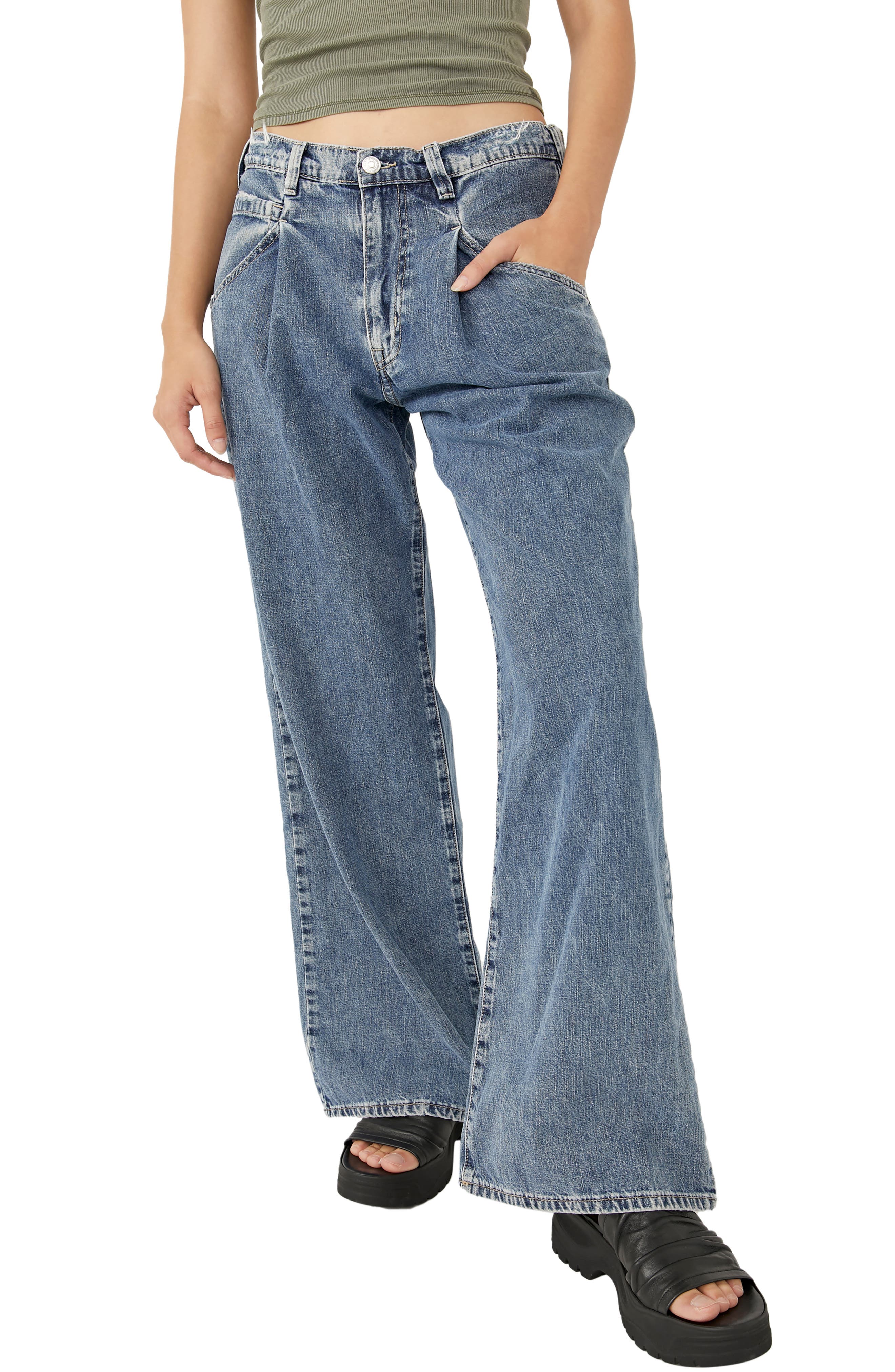 long wide leg jean