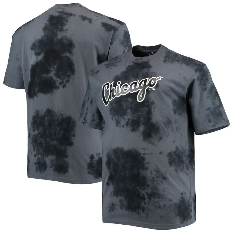 Chicago White Sox V Tie-Dye T-Shirt - Black/Gray