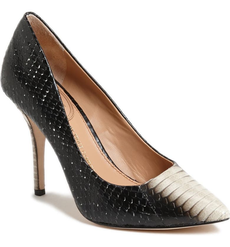 VC Signature 'Carston' Genuine Snakeskin Pointy Toe Pump | Nordstrom