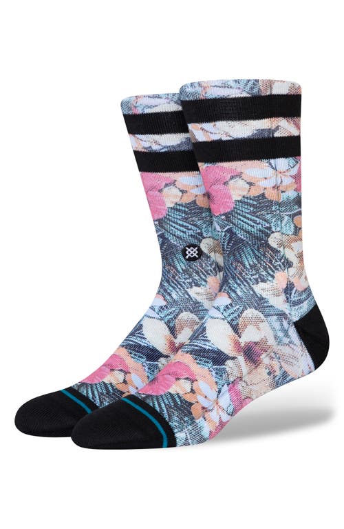 Stance Kona Town Crew Socks in Pink Multi at Nordstrom, Size Large