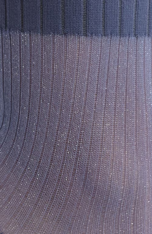 NORDSTROM NORDSTROM SPARKLE SHEER RIB QUARTER SOCKS