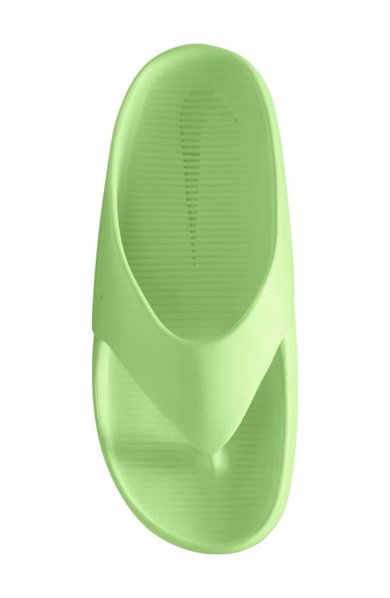 Shop Nike Calm Water Friendly Flip Flop In Barely Volt/ Barely Volt