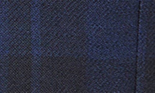 Zegna Cashmere-silk Check Jacket In Blue And Black
