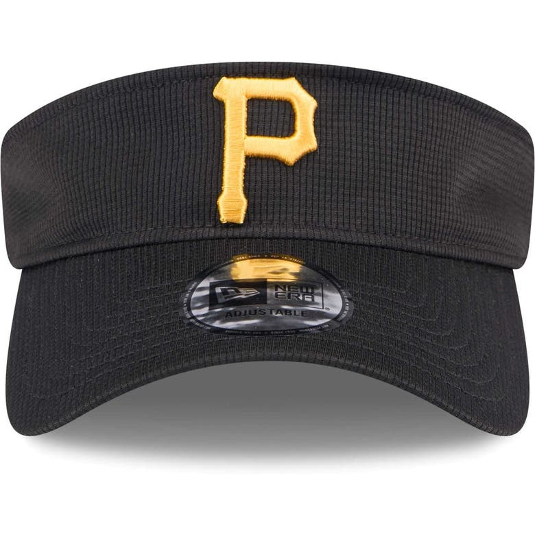 Shop New Era Black Pittsburgh Pirates Gameday Team Adjustable Visor
