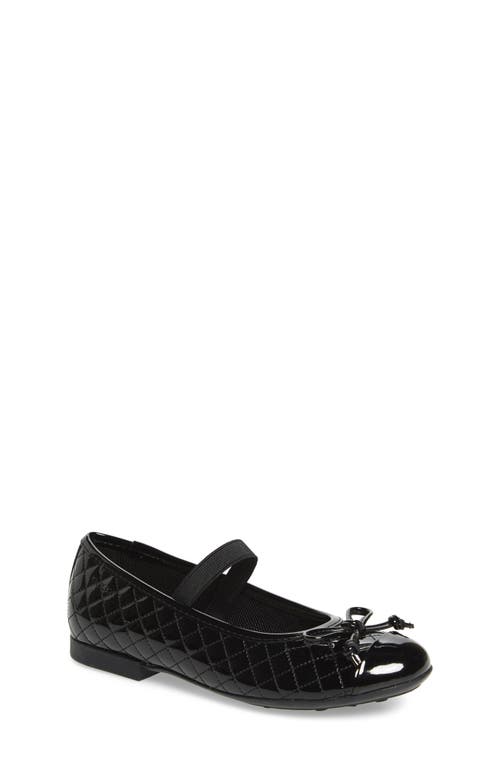 Geox Plie Mary Jane Flat Black/Black at Nordstrom,