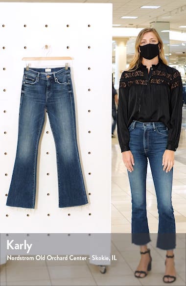 MOTHER Fray Hem Bootcut Jeans | Nordstrom