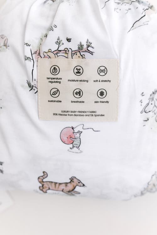 Shop Charlie Lou Baby ® Winnie The Pooh Crib Sheet In White