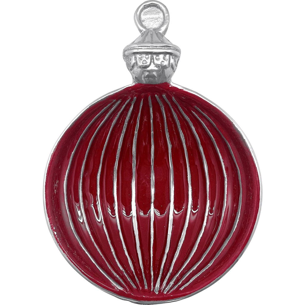 Mariposa Ornament Candy Dish In Red