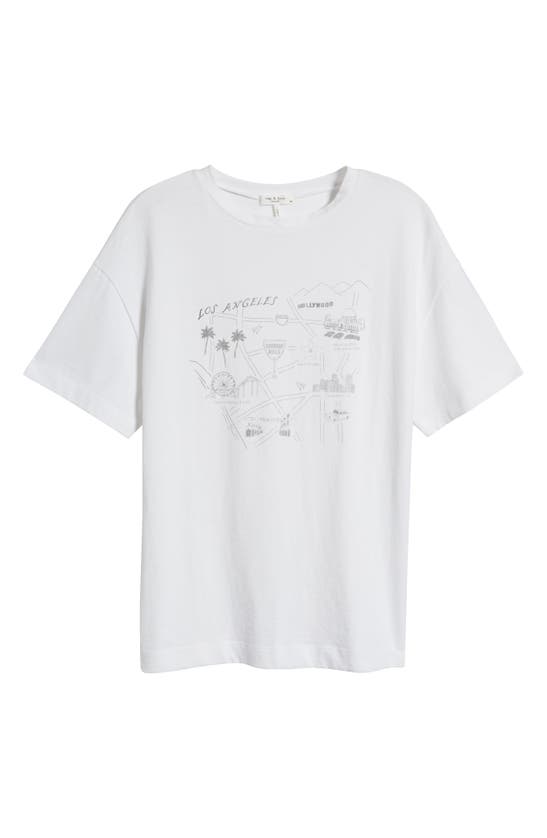 Shop Rag & Bone Mica City T-shirt In White