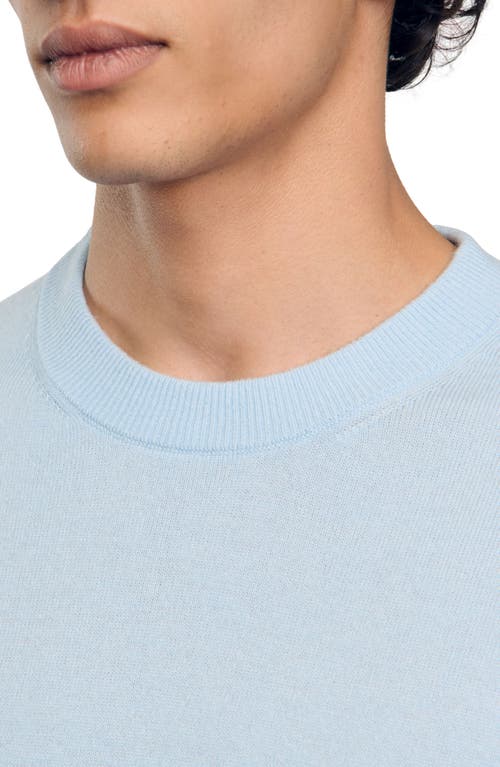 Shop Sandro Cashmere Sweater In Baby Blue