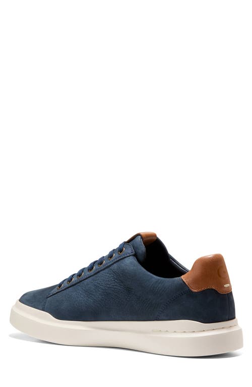 Shop Cole Haan Grandprø Rally Ltt Low Top Sneaker In Navy Blazer Nubuck