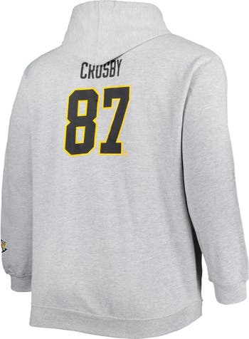 Lids Sidney Crosby Pittsburgh Penguins Fanatics Branded Women's Plus Name &  Number Raglan Long Sleeve T-Shirt - Heather Gray/Heather Charcoal