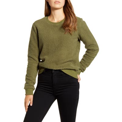 Lucky Brand Fleece Sweatshirt, Green