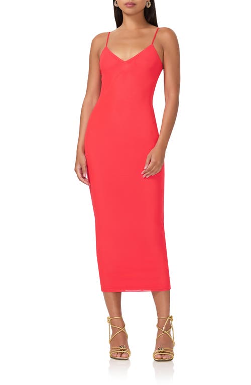 AFRM AFRM AMINA MESH MIDI SLIPDRESS 