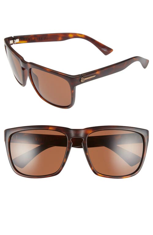 'Knoxville XL' 61mm Sunglasses in Matte Tort/Bronze