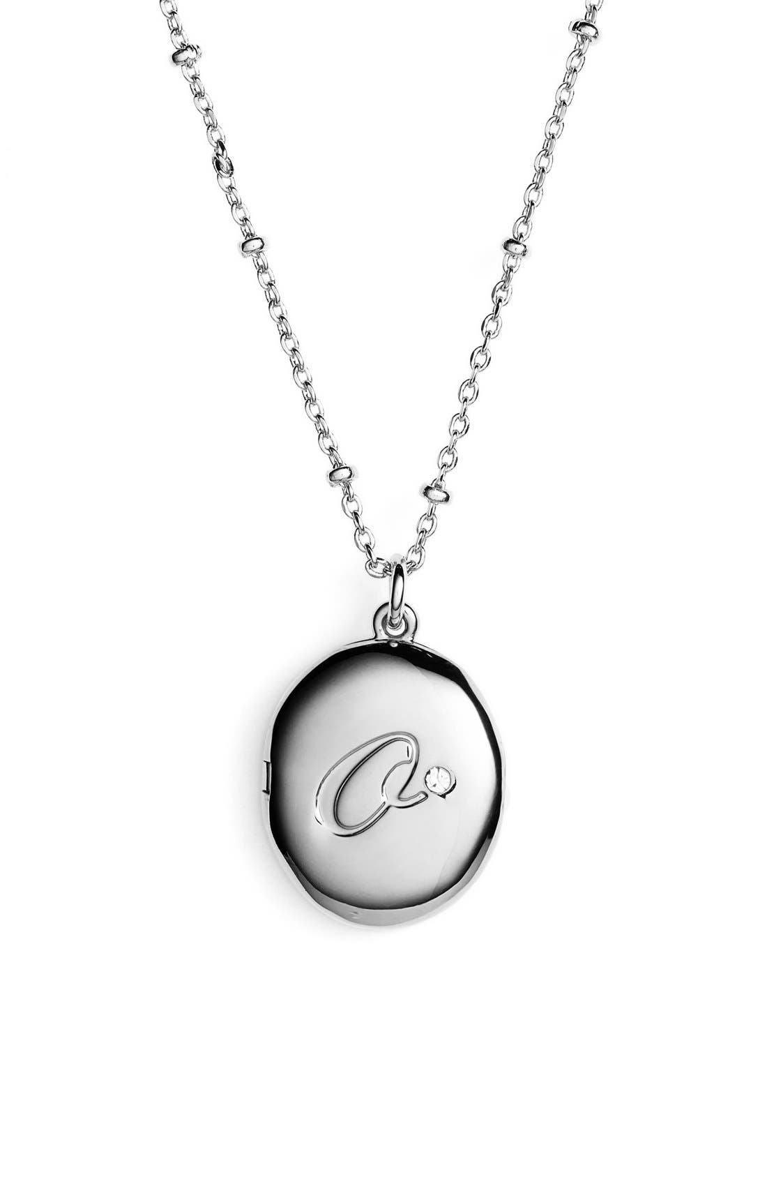 kate spade new york initial locket pendant necklace Nordstrom