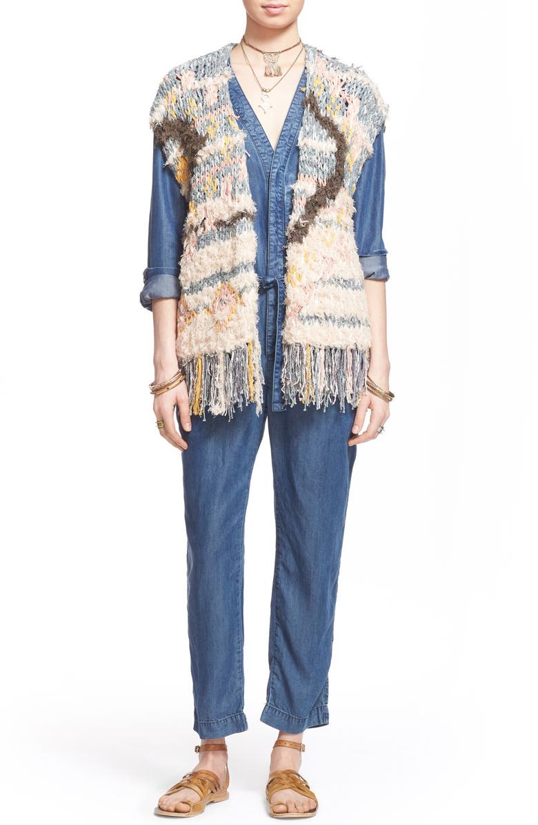 Free People 'Rag Rug' Knit Vest Nordstrom