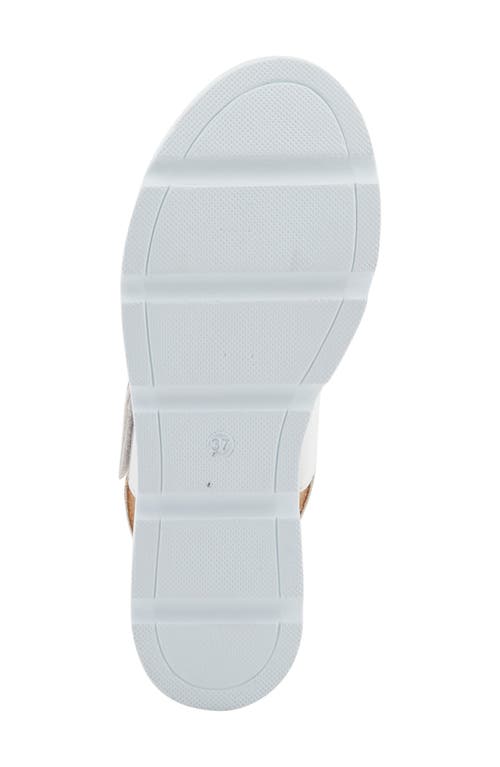 Spring Step Abarah Slingback Platform Sandal In White
