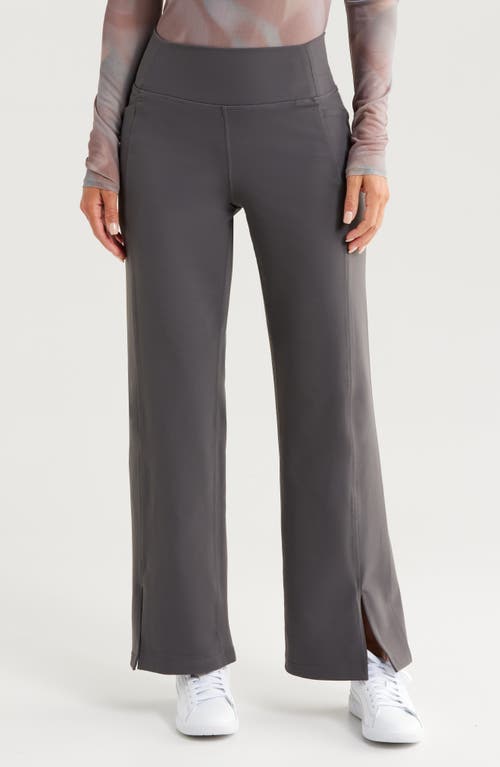 Zella Zelfit High Waist Wide Leg Pocket Pants in Grey Forged 