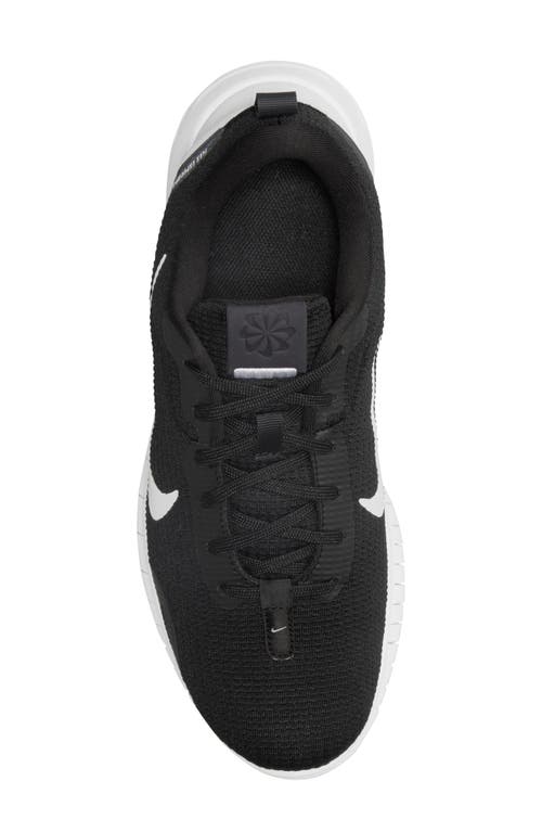 Shop Nike Flex Experience Run 12 Road Running Shoe In Black/white/dark Smoke Grey