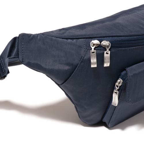 Baggallini Modern Everywhere Large Belt Bag Sling In French Navy