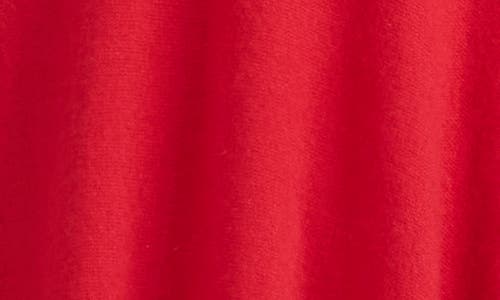 Amicale Funnel Neck Cashmere Poncho In Red