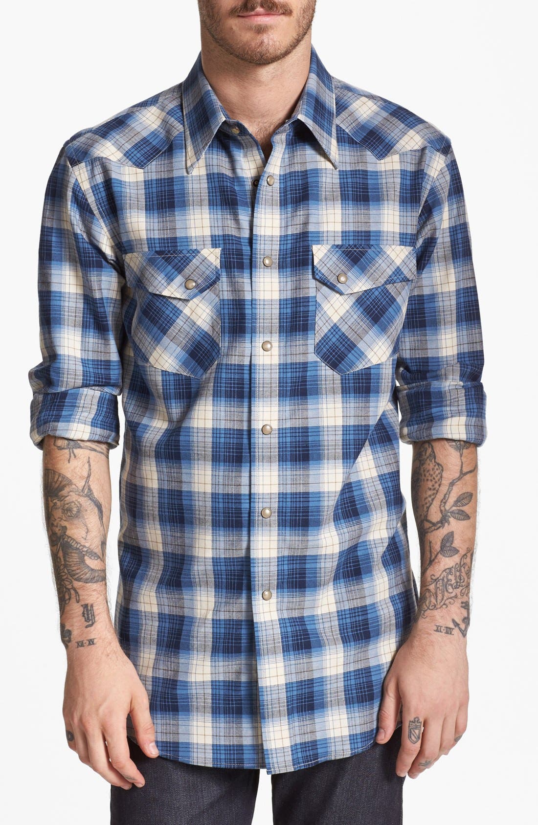 Pendleton 'Austin' Cotton & Wool Plaid Shirt Nordstrom