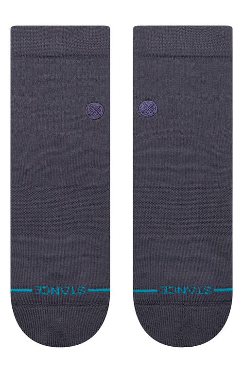 Shop Stance Icon Quarter Crew Socks In Navy