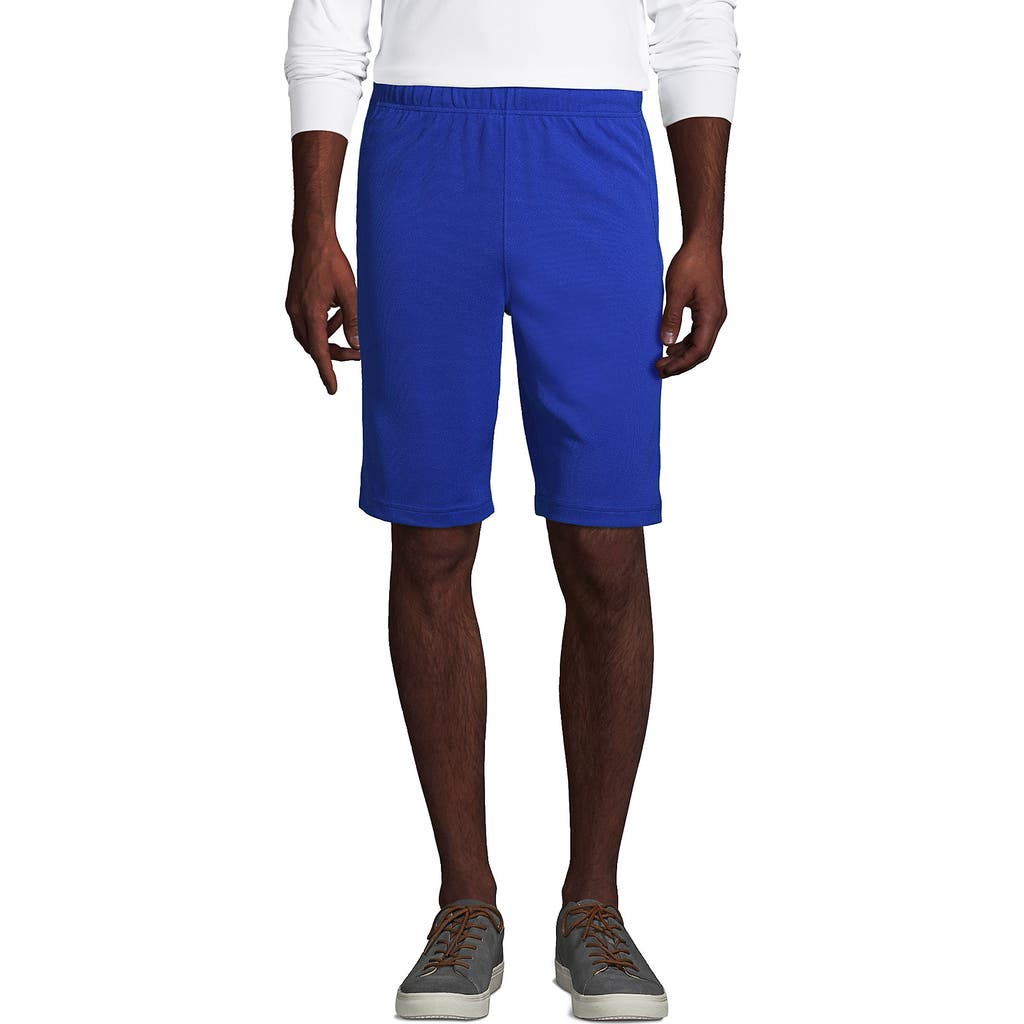 Lands' End School Uniform Mesh Gym Shorts In Cobalt