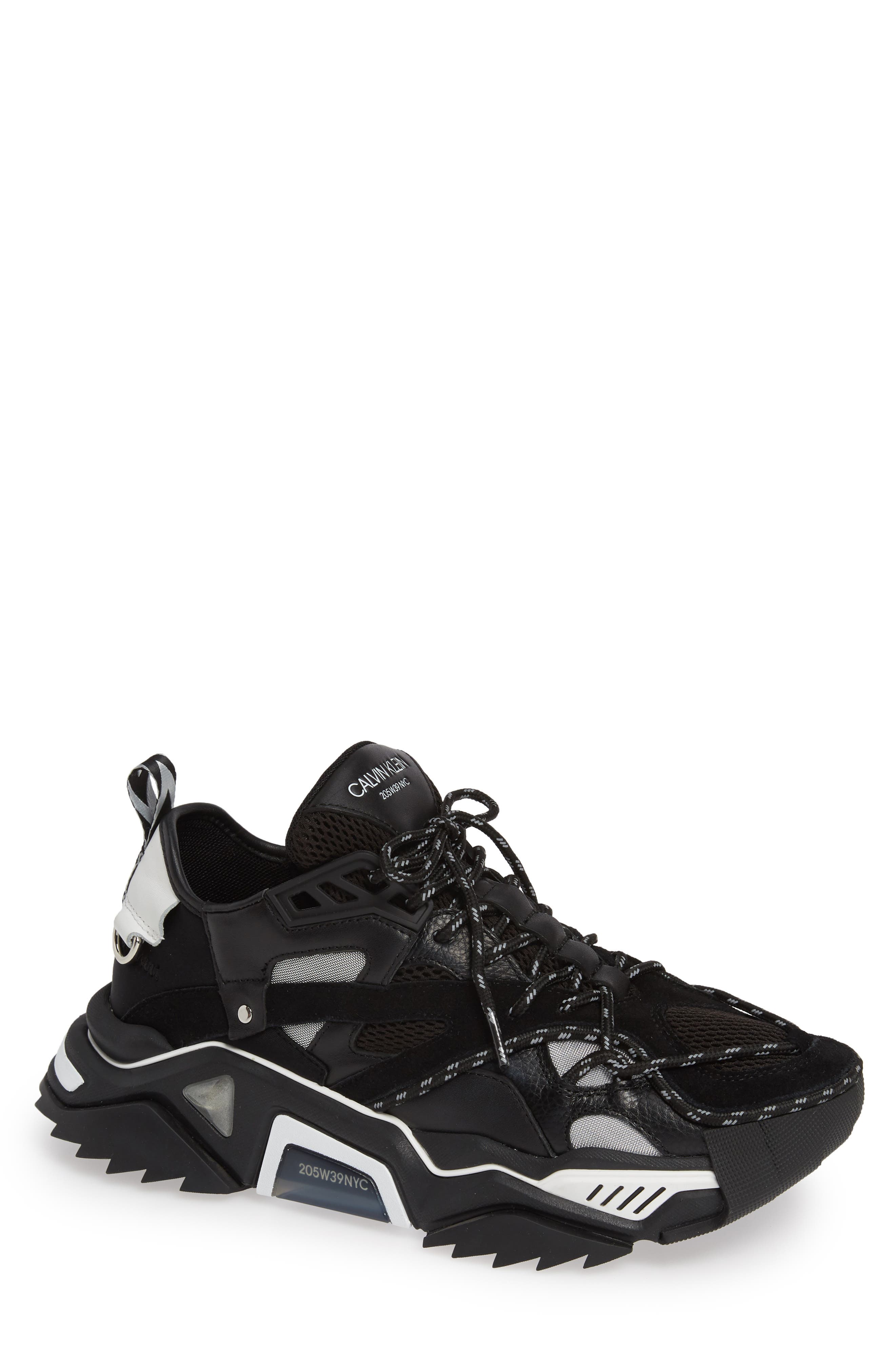 calvin klein 205w39nyc sneakers black