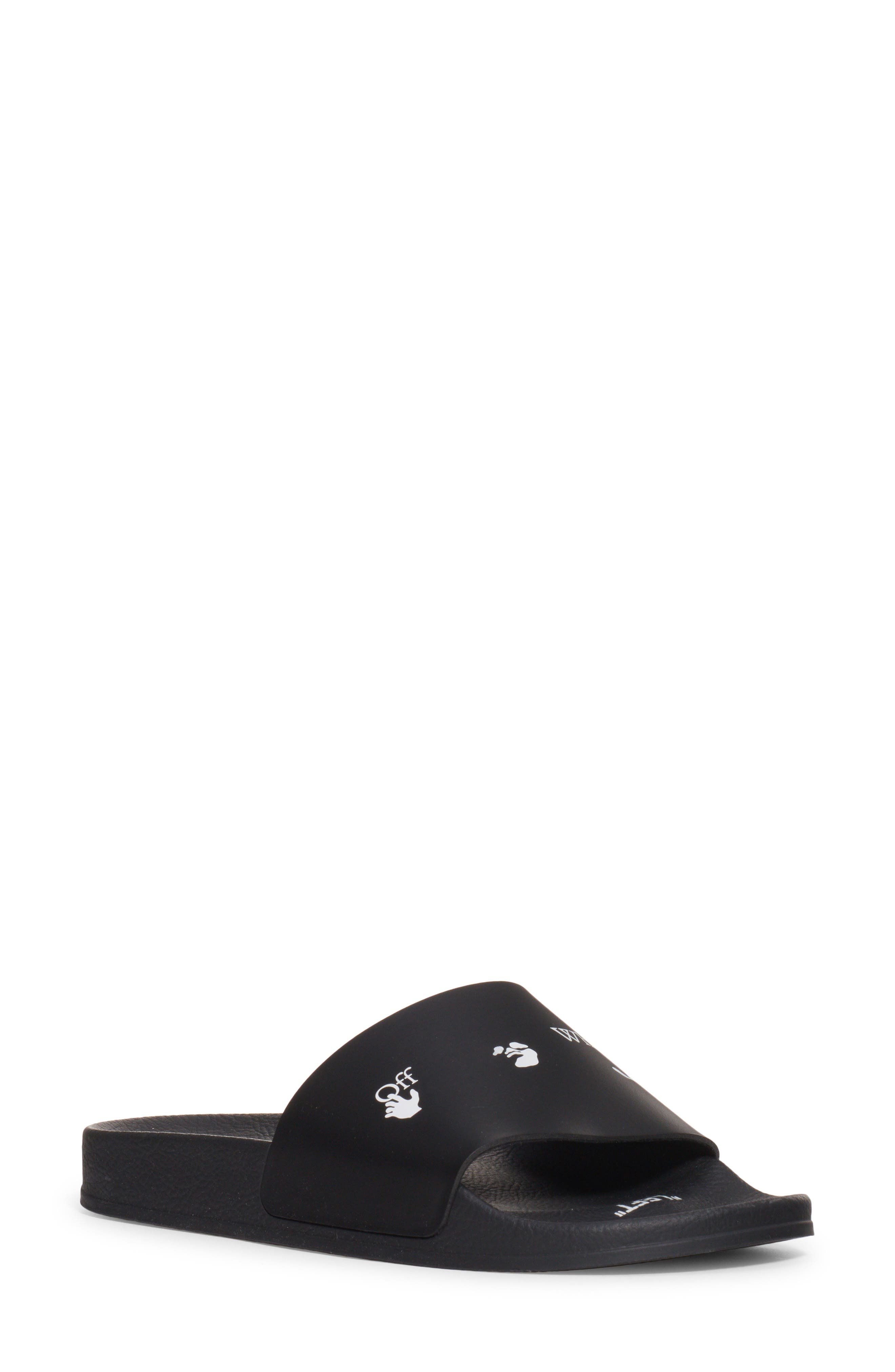 men off white slides