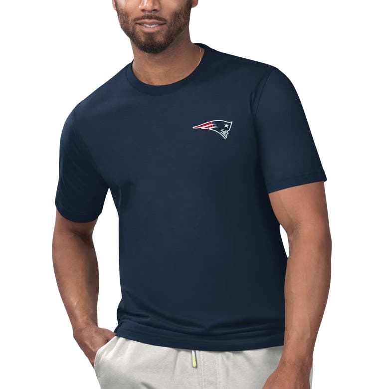 Shop Margaritaville Navy New England Patriots Licensed To Chill T-shirt