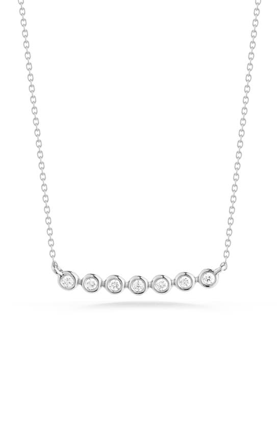 Click to view more detailed imagery on our partner's website Dana Rebecca Designs Lulu Jack Bezel Diamond Bar Necklace In White Gold