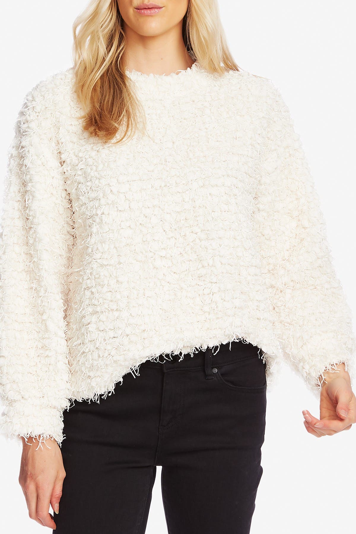 vince camuto popcorn knit sweater