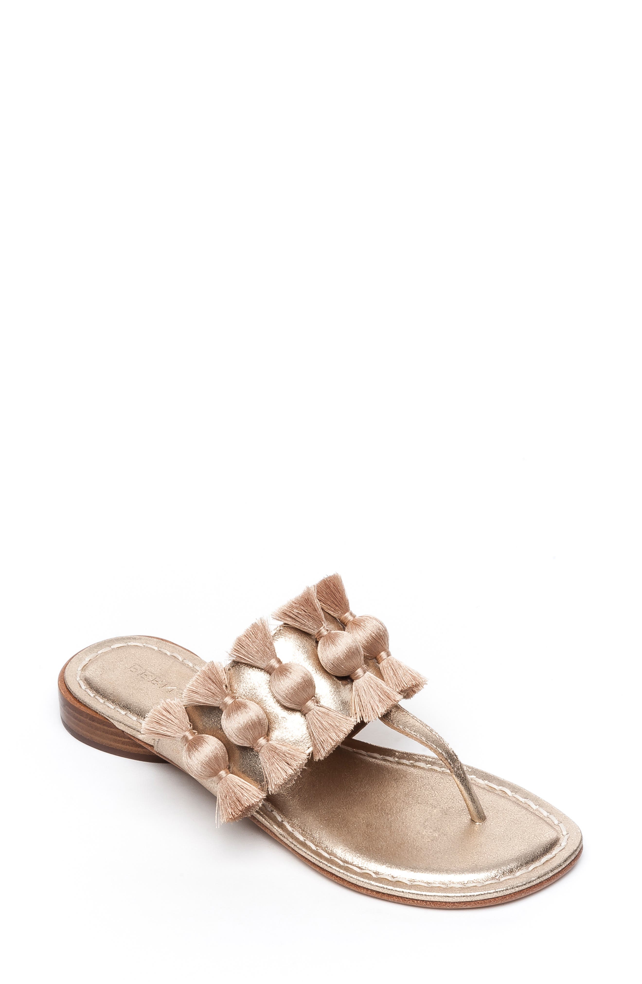 Bernardo Footwear Tara Flip Flop- Metallic