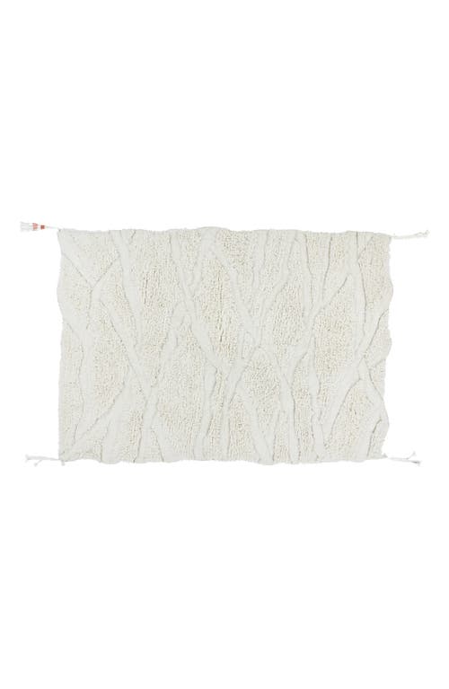 Lorena Canals Woolable Enkang Ivory Washable Wool Rug in Ivory at Nordstrom