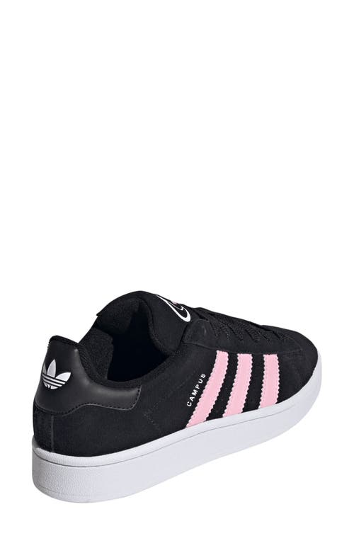 Shop Adidas Originals Adidas Campus 00s Sneaker In Black/white/true Pink
