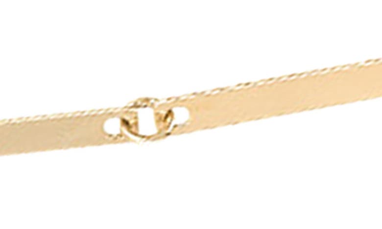 Lana Laser Rectangle Double Strand Necklace In Gold