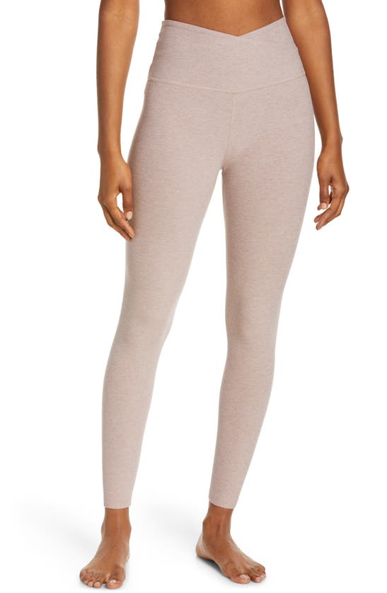 Beyond Yoga Spacedye Caught In The Midi High Waisted Legging In Chai