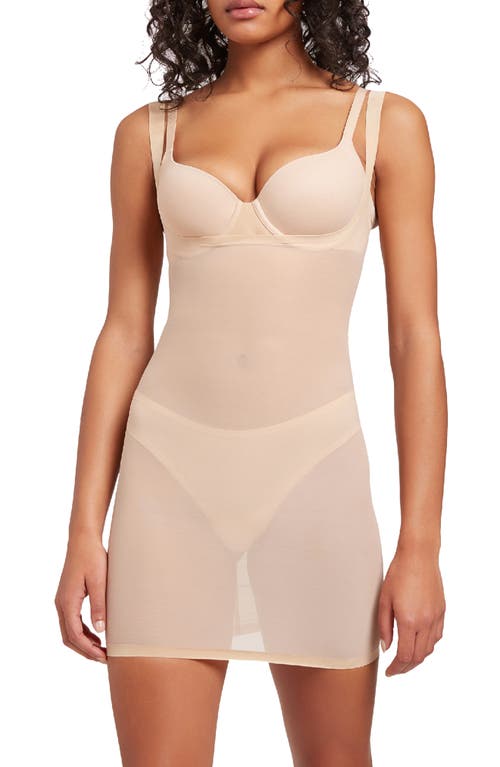 Wolford Tulle Forming Underbust Shaper Dress in Nude 