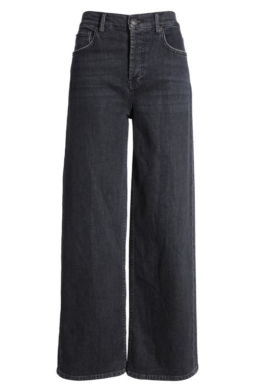 Rails Getty High Waist Wide Leg Jeans In Black Pearl