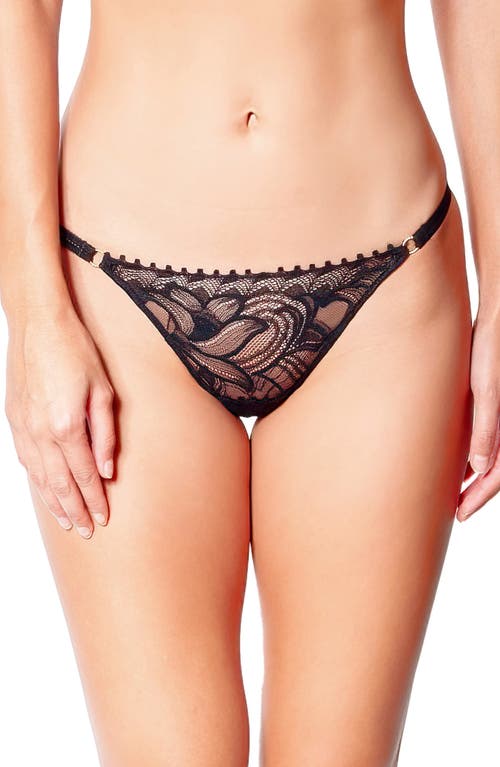 Huit Nuit Folles Lace Thong Black at Nordstrom,