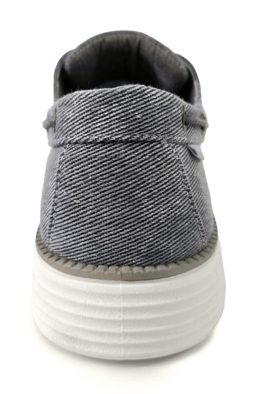Akademiks Knox Boat Shoe In Grey