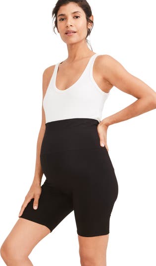 HATCH Over The Belly Maternity Bike Short, Supportive & Sculpting, Premium  Moisture-Wicking Bamboo Fabric