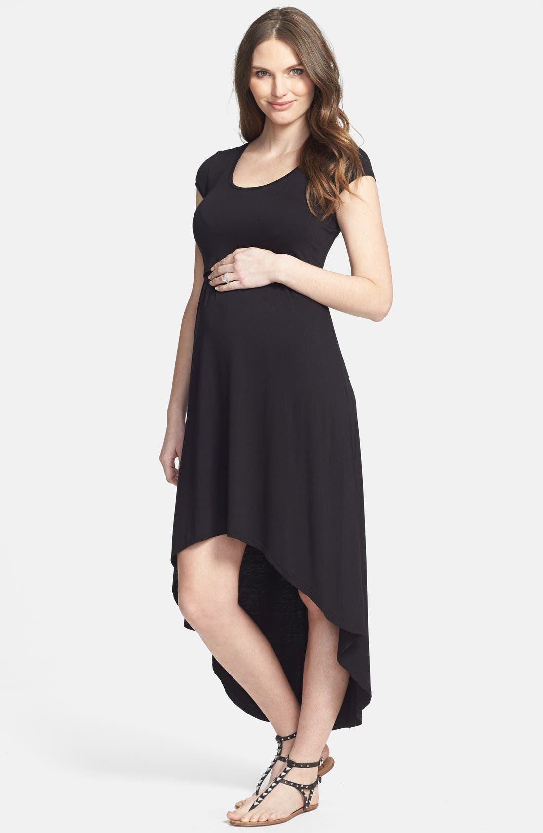 Maternal America High/Low Maternity/Nursing Dress Nordstrom