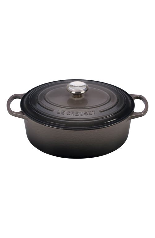 Le Creuset Signature -Quart Oval Enamel Cast Iron French/Dutch Oven in Oyster at Nordstrom