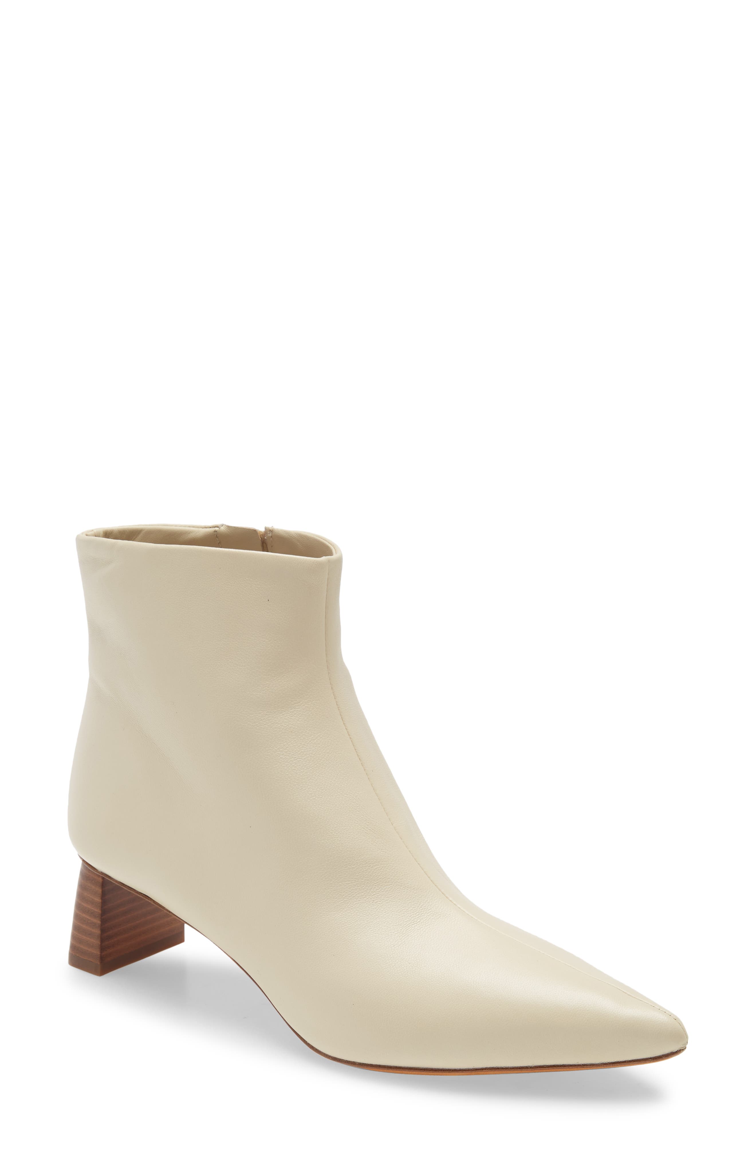 vince white bootie