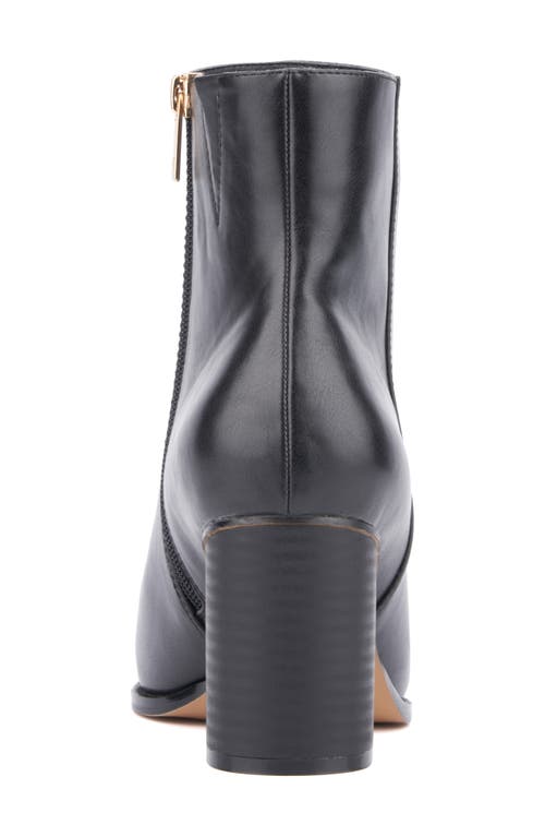 New York And Company Jadyn Side Zip Ankle Bootie In Black