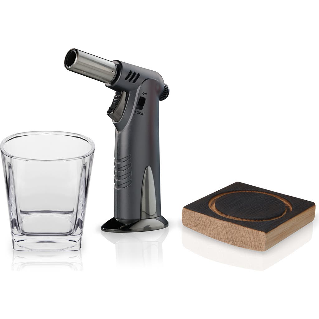 Viski Alchemi Barrel Board Smoking Set In Wood