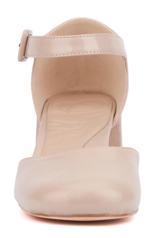 Olivia Miller Ascendant Block Heel Pump In Beige
